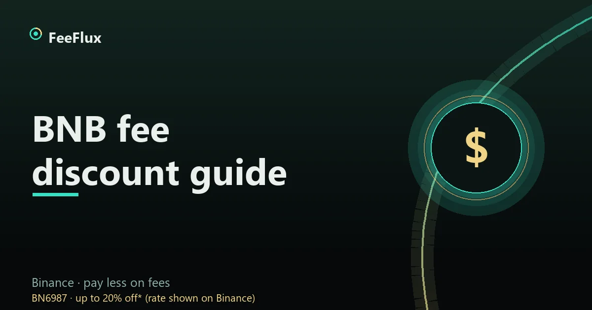 Complete BNB fee-discount guide cover: paying trading fees with BNB at a discount