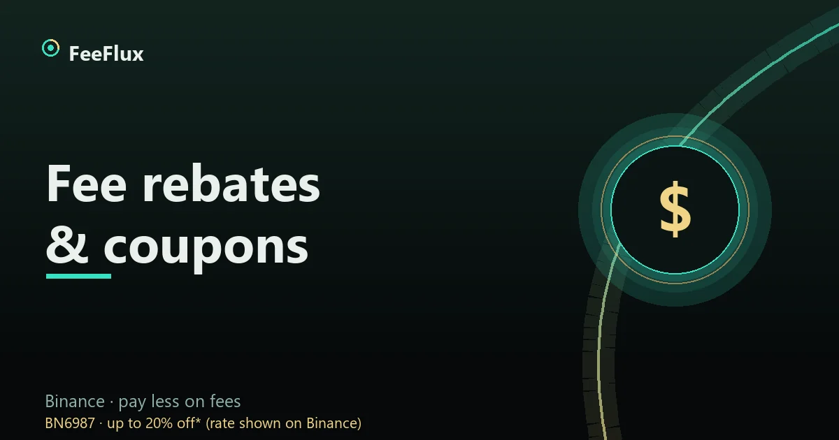 Binance fee coupons and cashback cover: deduction coupons, cashback vouchers and promo rules